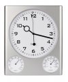 Wall clock with hygrometer and thermometer Wall clock with hygrometer and thermometer