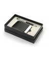 Set - ballpen, business card holder, keychain Set - ballpen, business card holder, keychain