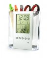 Pen holder with multifunctional clock Pen holder with multifunctional clock