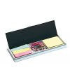 Ruler with memo sticks and paper clips Ruler with memo sticks and paper clips