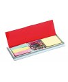 Ruler with memo sticks and paper clips Ruler with memo sticks and paper clips