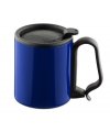 Travel mug with lid blue