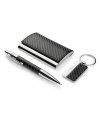 Gift set (ball pen, keychain, business card holder)