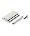 Gift set white – touch pen, business card holder Gift set white – touch pen, business card holder