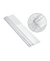 Ruler with magnifying glass 20 cm