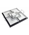 Snack set with salt and papper shaker Snack set with salt and papper shaker