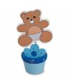 Teddy Bear Clip Photo Holder Pot