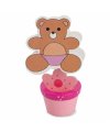 Teddy Bear Clip Photo Holder Pot