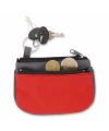 Douple Zip Purse  Key Ring