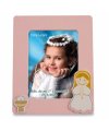 Pink Girl Communion Photo Holder Pink Girl Communion Photo Holder