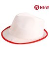 Sombrero Premium Blanco Ribete Ro Sombrero Premium Blanco Ribete Ro