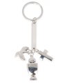 Charming Communion Shaped Metal Key-Ring Charming Communion Shaped Metal Key-Ring