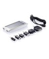 Solar charger with spiral cable Solar charger with spiral cable