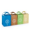 4 pcs recycle waste bags