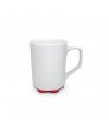 Promotional mug - Ivory, red Promotional mug - Ivory, red