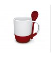 Promotional mug - Combi, red Promotional mug - Combi, red