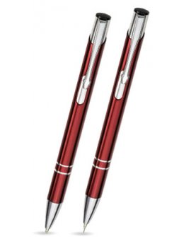 President 2-element ballpens set in etui with your logo President 2-element ballpens set in etui with your logo