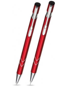Simba 2-element ballpens set in etui with your logo Simba 2-element ballpens set in etui with your logo
