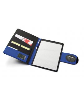 Portfolio with a calculator and notebook Portfolio with a calculator and notebook
