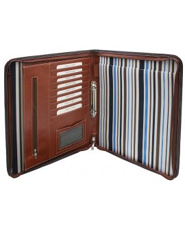 Portfolio with zipper brown Portfolio with zipper brown
