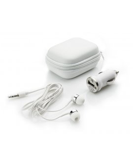 Travel set (car charger, earphone) Travel set (car charger, earphone)