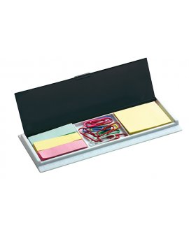 Ruler with memo sticks and paper clips Ruler with memo sticks and paper clips