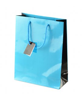 Small paper bag blue