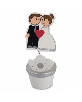 Wedding Clip Photo Holder Pot
