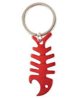 Key-Ring Aluminum Fishbone