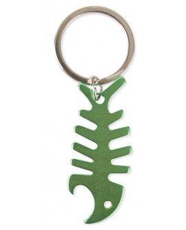 Key-Ring Aluminum Fishbone