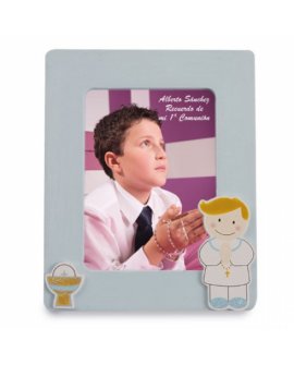Blue Boy Communion Photo Holder Blue Boy Communion Photo Holder