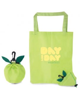 Apple Folding Shopping Bag