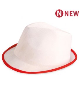 Sombrero Premium Blanco Ribete Ro Sombrero Premium Blanco Ribete Ro