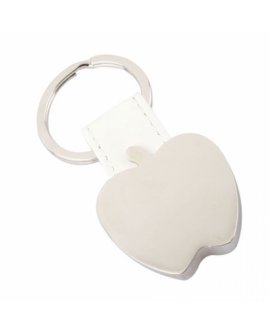 Apple Shaped Metal Key-Ring