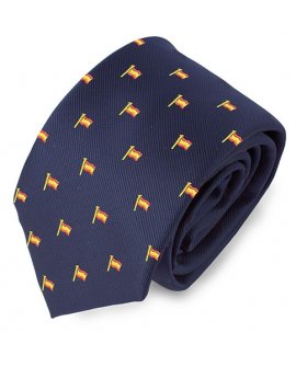 Navy Blue Spain Flagpole Tie