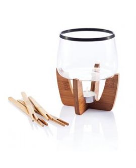 Cocoa chocolate fondue set