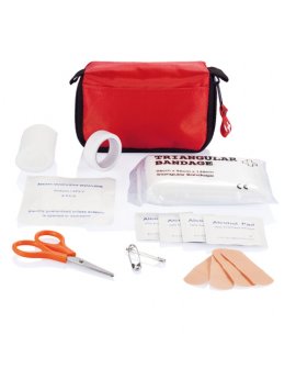First aid set in pouch First aid set in pouch