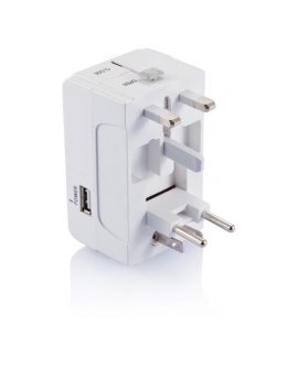 Travel plug with USB port Travel plug with USB port