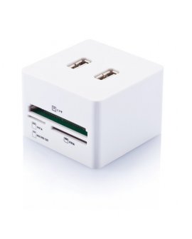 USB cube hub & card reader