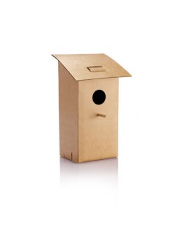 Foldable bird house
