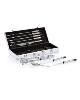 12 pcs barbecue set in aluminium box 12 pcs barbecue set in aluminium box