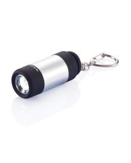 USB rechargable LED torch with keychain