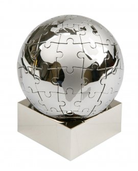 Suvenīrs globuss - puzle