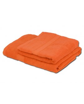 Oranžas krāsas dvielis ar logotipu, 50x100 Oranžas krāsas dvielis ar logotipu, 50x100